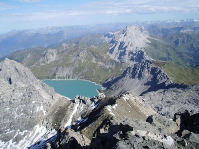 016-Blick von der Schesaplana auf den Luener See